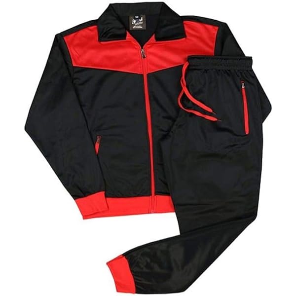 Men Classic Full Zip Track Jacket and Jogging Track Pant